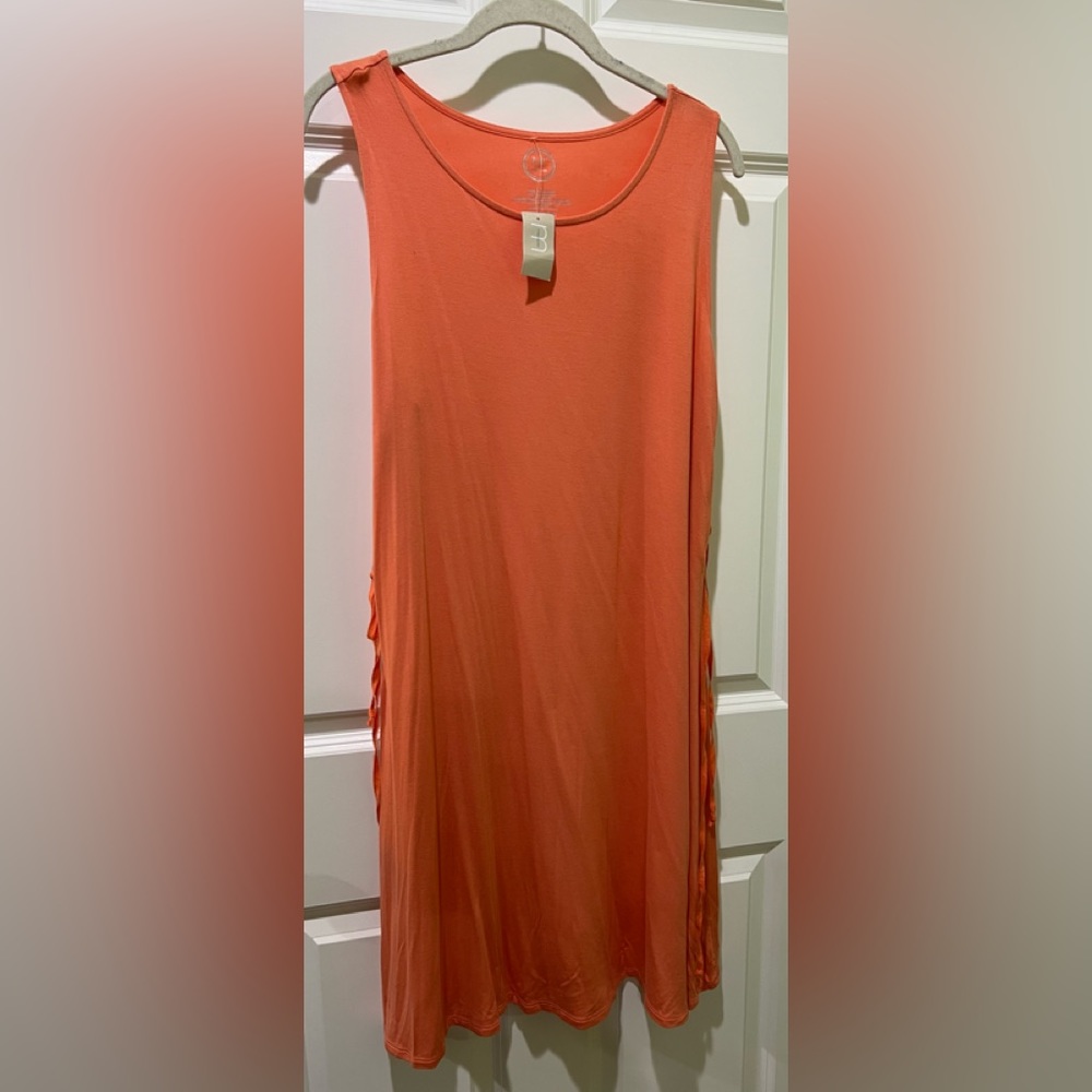 NWT Maurice’s tangerine tank dress. Size L